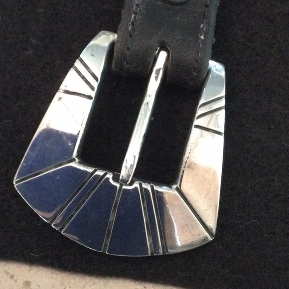 Ron Henry Sterling Silver Ranger Belt Buckle set main image 5